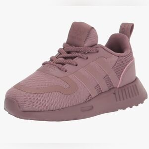 ADIDAS KIDS PURPLE BREATHABLE MESH SHOES.